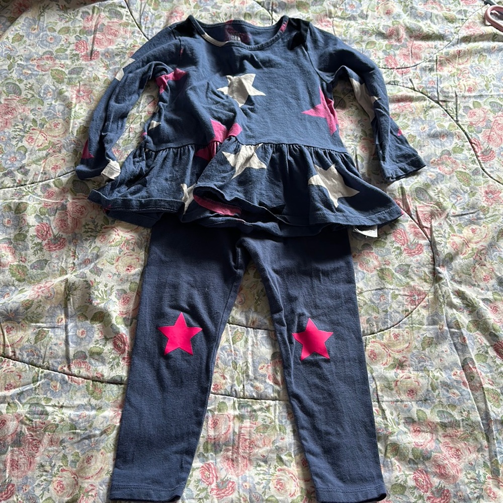Star pants and shirt set